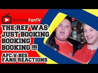 The Ref was just Booking Booking Booking !!! - Arsenal 1 Besiktas 0