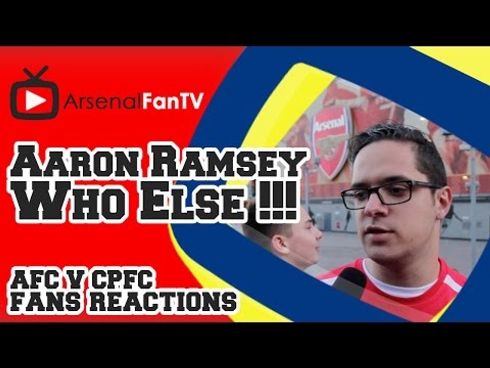 Aaron Ramsey, Who Else !!! - Arsenal 2 Crystal Palace 1