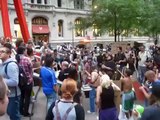 Occupy Wall Street drum circle in Liberty Square (Zuccotti Park)
