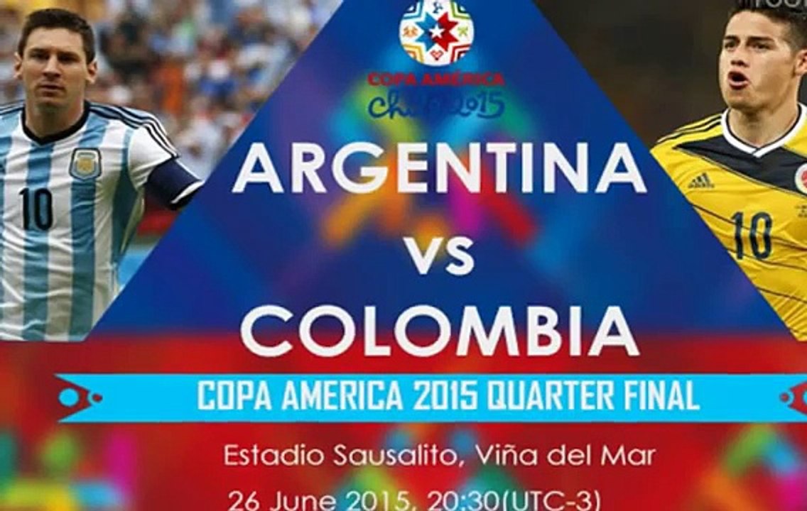 Argentina Vs Colombia (5-4) Full Highlights + All Penalties Shootout - Copa  America 2015 - video Dailymotion