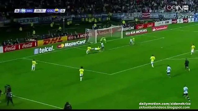 Sergio Agüero 1st Chance - Argentina v. Colombia 26.06.2015