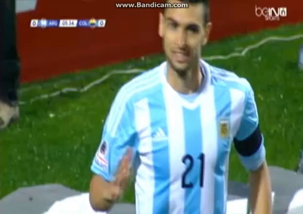 Javier Pastore amazing Chance Argentina - Columbia 27/06/2015