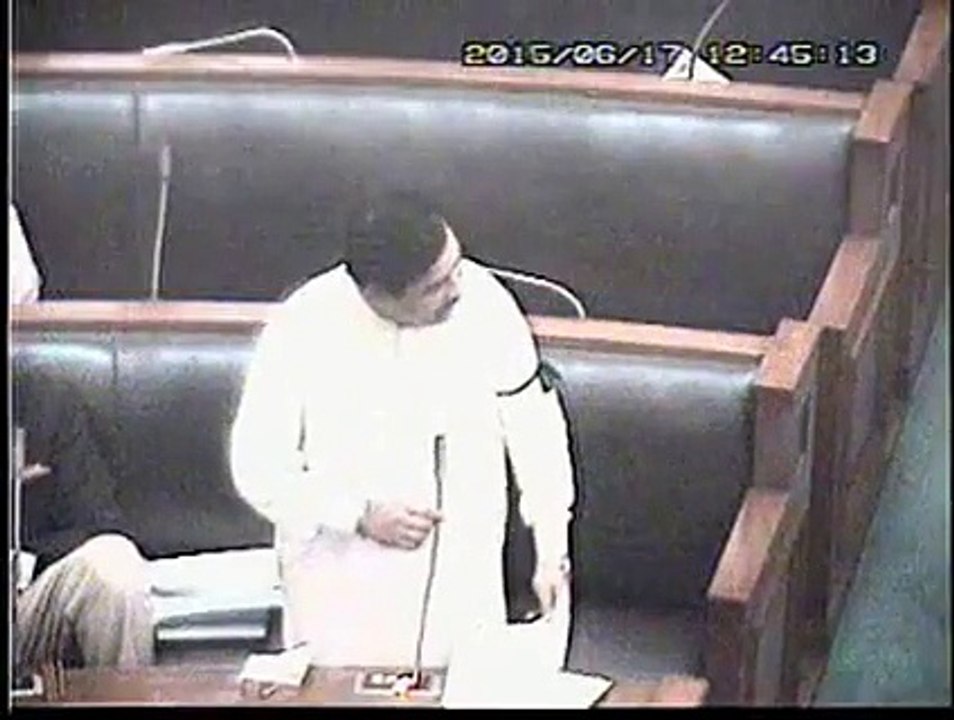 PTI MPA (PP13) Muhammad Arif Abbasi Speech in Punjab Assembly (June 17, 2015)