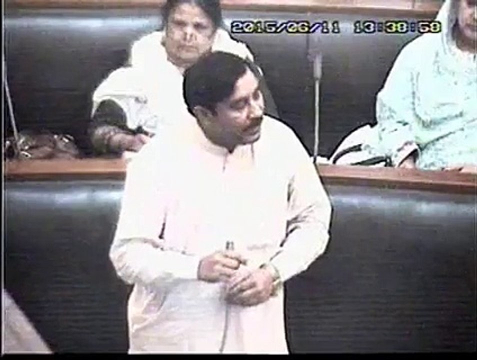 PTI MPA (PP13) Muhammad Arif Abbasi Speech in Punjab Assembly (June 11, 2015)