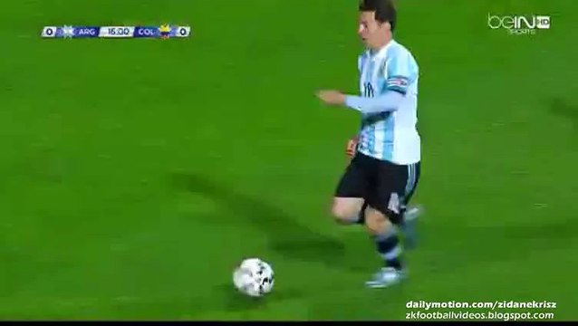 Messi great skill - Argentina v. Colombia 26.06.2015