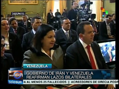 Venezuela e Irán reafirman sus lazos de cooperación