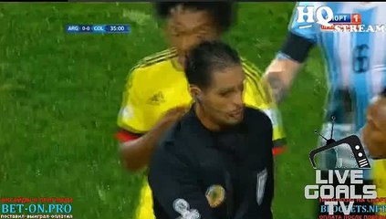 Aguero Head Injured Against Colombia