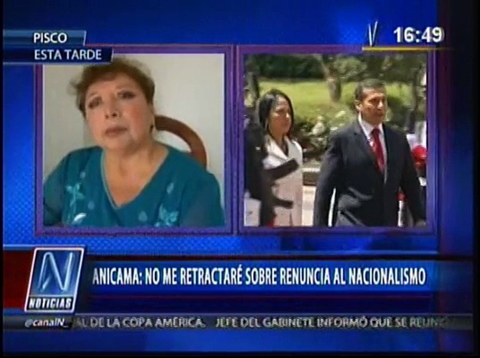 Celia Anicama: "No me retractaré de mi renuncia al Partido Nacionalista"