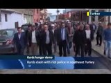 Kurdish protesters clash with Turkish police