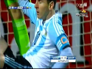 ملخص الارجنتين وكولومبيا شوط اول