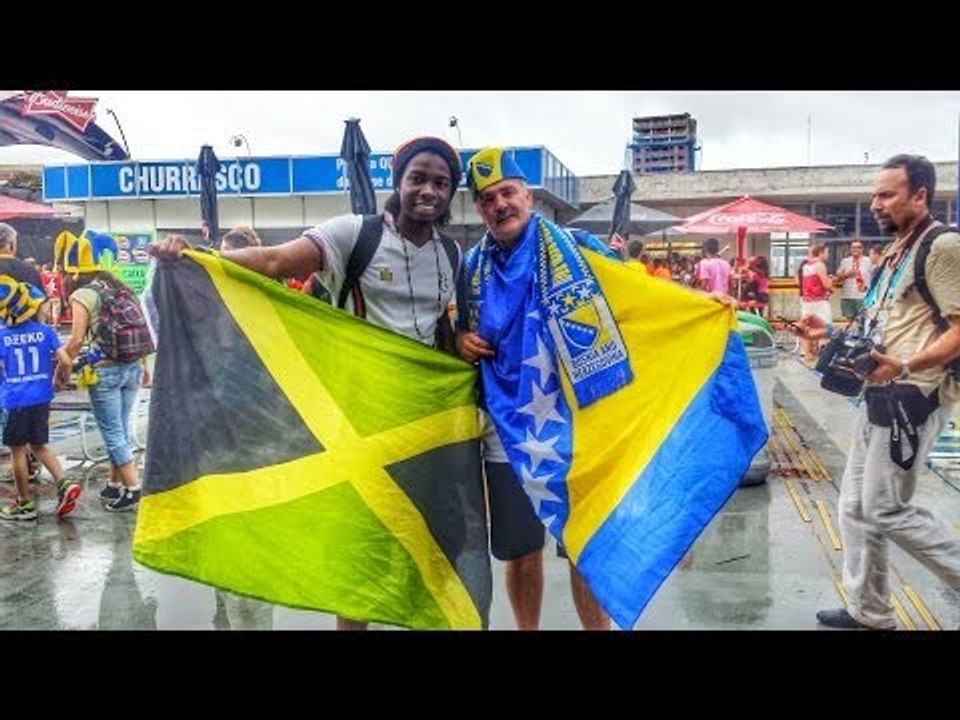 World Cup Diary Of Brazil - Bosnia & Herzegovina Fans Make Noise In Brazil