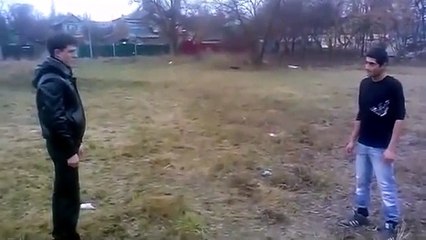 Уличная драка с цыганом из-за девушки