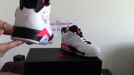 kickswholesale.cn real jordan 6s low white infared