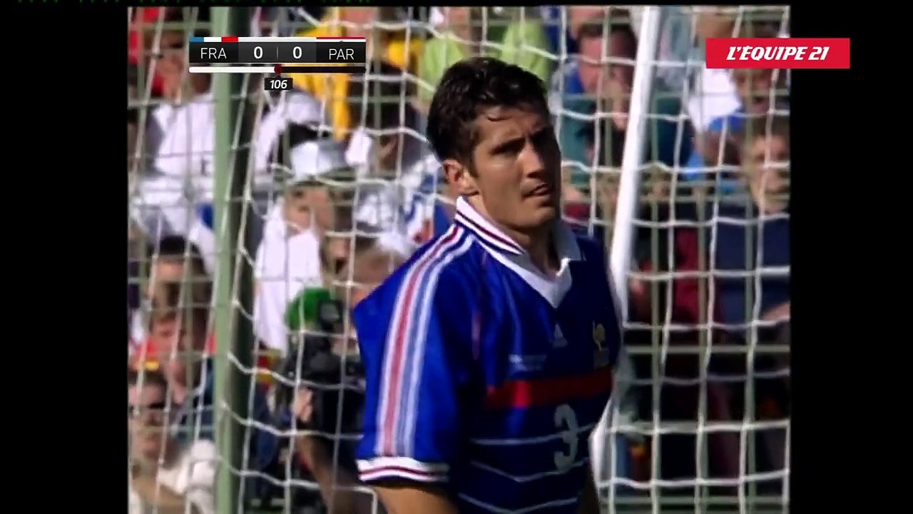 France 1 - 0 Paraguay - 8e de Finale - Coupe du monde 1998 - 2e Prolongation