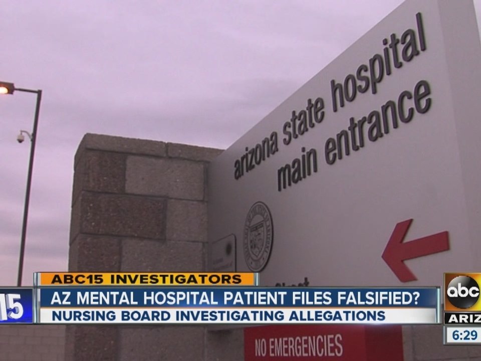 Arizona Mental Hospital patient files falsified?