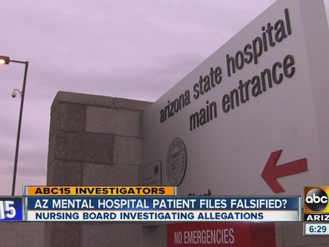 Arizona Mental Hospital patient files falsified?
