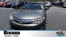 USED 2012 TOYOTA CAMRY XLE for sale at Rivard Buick GMC #F1224A