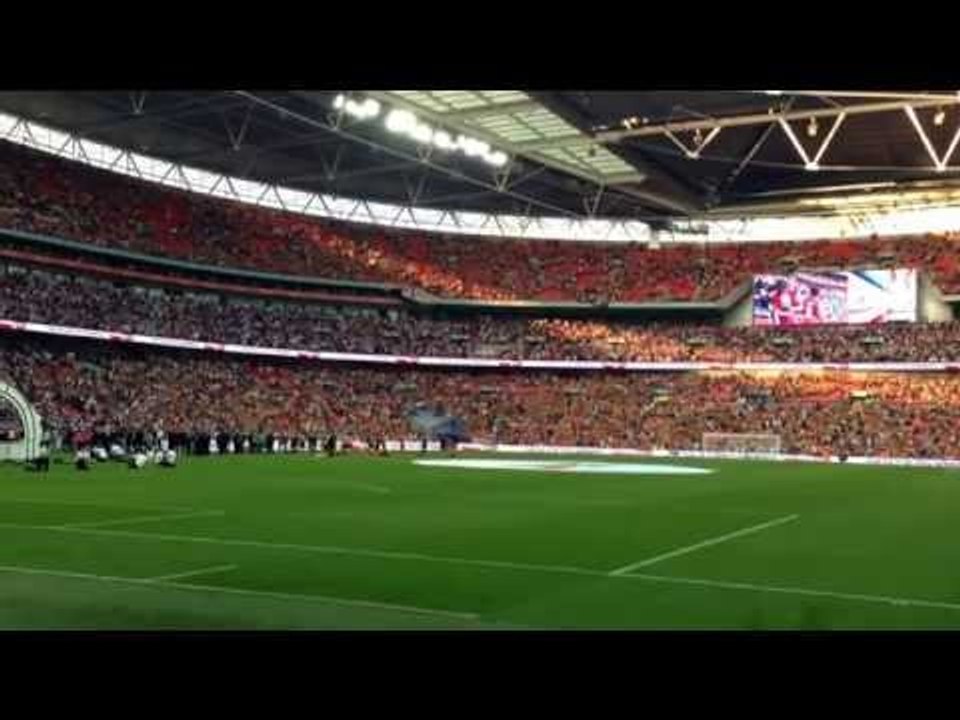 FA Cup Champions Arsenal Receiving the FA Cup