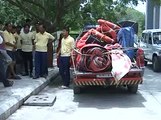 Rajkot Gondal situation after ‪heavy‬ ‪rains‬