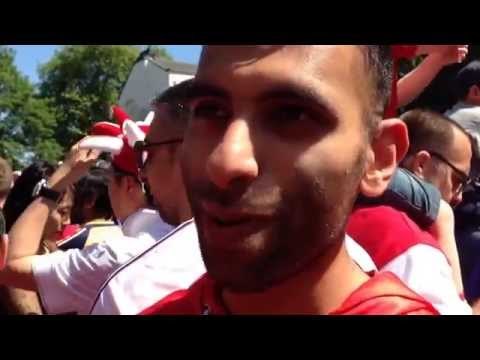 Arsenal FA Cup Victory Parade with Moh