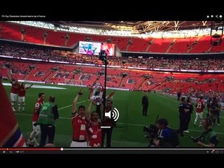 FA Cup Final: Ozil, Wilshere, Podolski, Flamini Party With The Fans