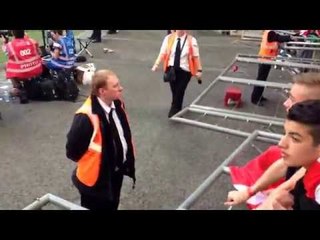 FA Cup Jack Wilshere goes to mix with the Fans