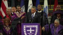 Obama recuerda con un emotivo discurso a las víctimas del tiroteo de Charleston