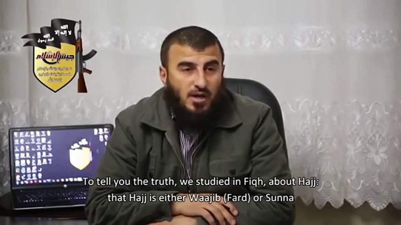 Sheikh Zahran Alloush about Hajj 2013 & Usama bin Laden