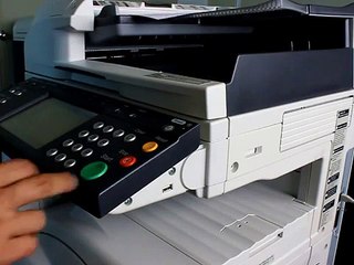 Kyocera KM5050 copier scan 복사기김부장 교세라km5050 원패스스캔(동시양면스캔)확인하기