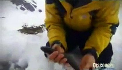 man vs wild bear grylls eats a fish