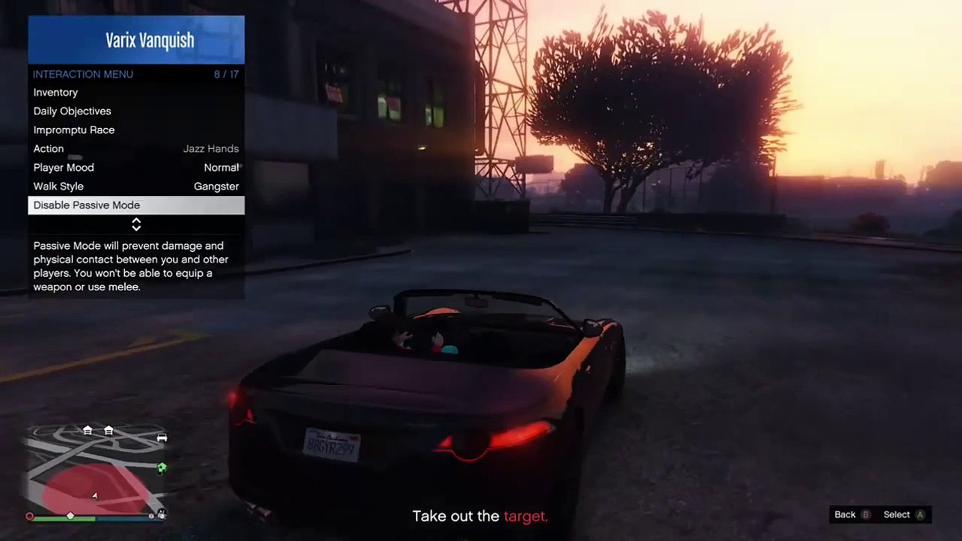 Instantly Disable Enable Passive Mode Gta V Online Next Gen Video Dailymotion