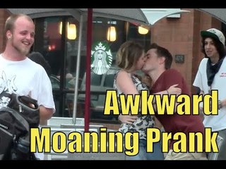 Awkwardly making out in public (prank)