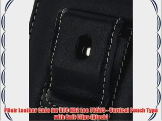 Скачать видео: PDair Leather Case for HTC HD2 Leo T8585 - Vertical Pouch Type with Belt Clips (Black)