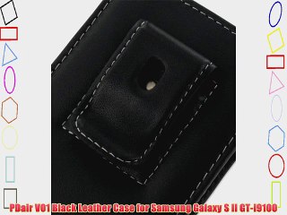 Tải video: PDair V01 Black Leather Case for Samsung Galaxy S II GT-i9100