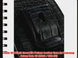 PDair V01 Black Crocodile Pattern Leather Case for Samsung Galaxy Note GT-N7000 / SGH-I717