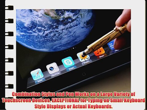 Stylus Pen Holy Land Olive Wood From Bethlehem (Handcrafted in USA) Works on Most Touchscreen