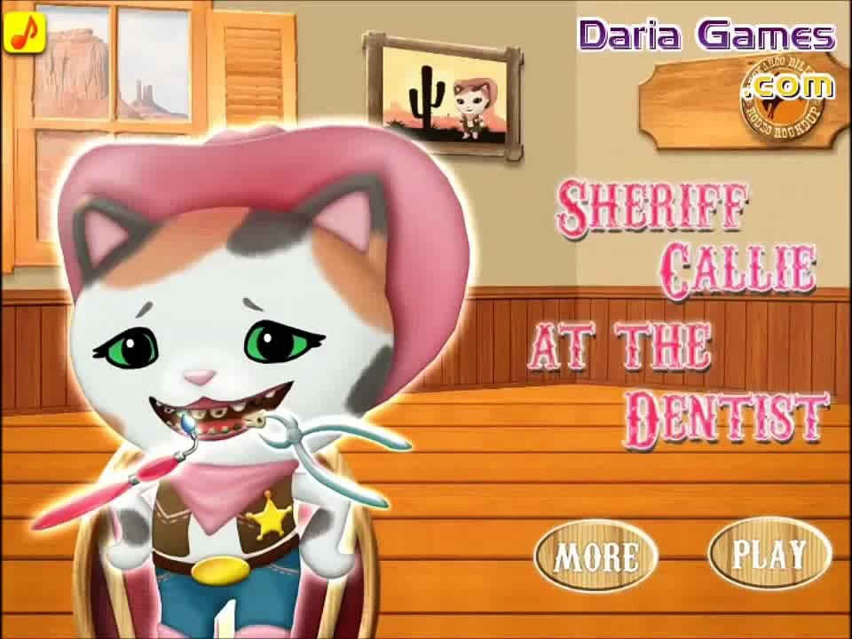 Sheriff Callie at The Dentist-Great Video Play for Kids-Doctors Games-Sheriff Callie Game