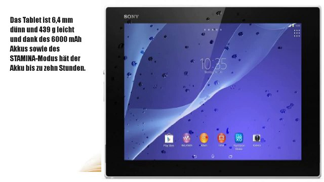 Sony Xperia Tablet Z2 SGP521 (10,1 ) Tablet-PC (Touchscreen