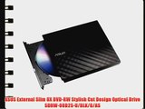 ASUS External Slim 8X DVD-RW Stylish Cut Design Optical Drive SDRW-08D2S-U/BLK/G/AS