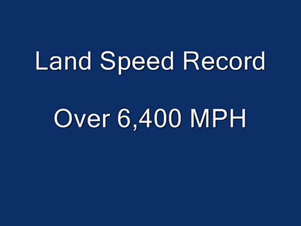 Rocket Sled Record