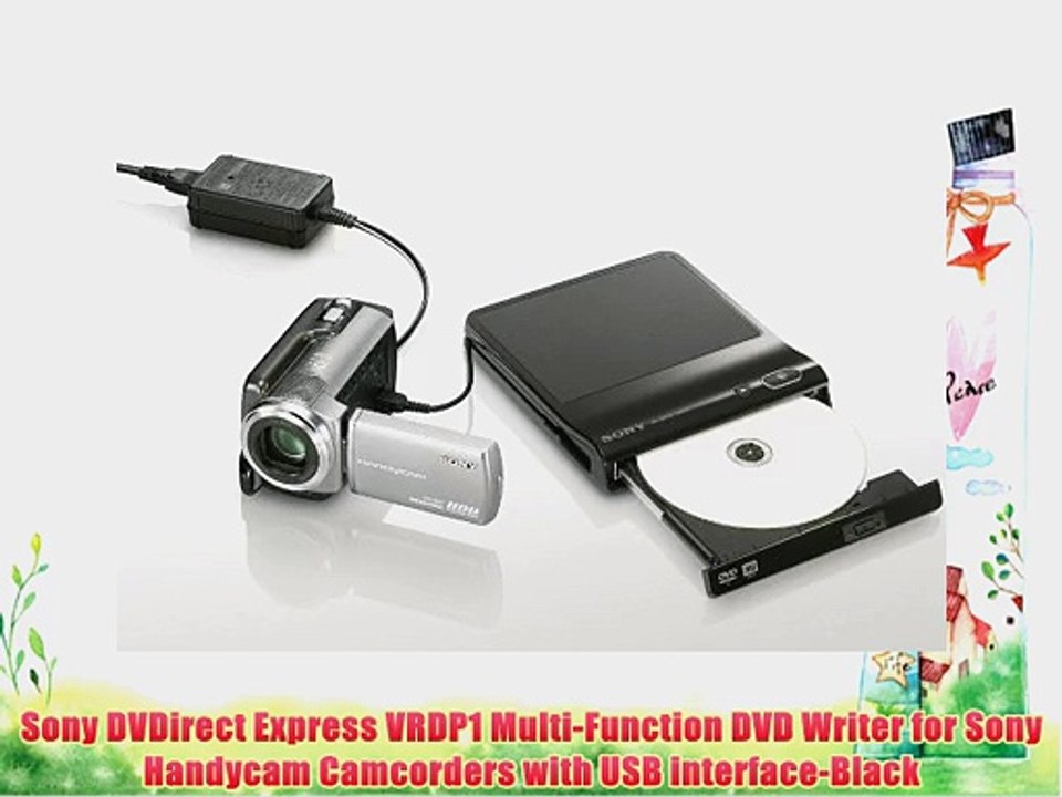 Sony DVDirect Express VRDP1 Multi-Function DVD Writer for Sony Handycam Camcorders with USB