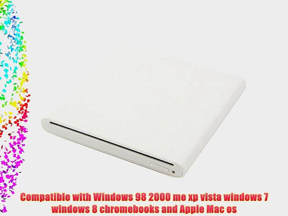 COOLEAD-Slot Loading External USB M-DISC DVD -RW CD RW Burner Writer Drive For Apple MacBook