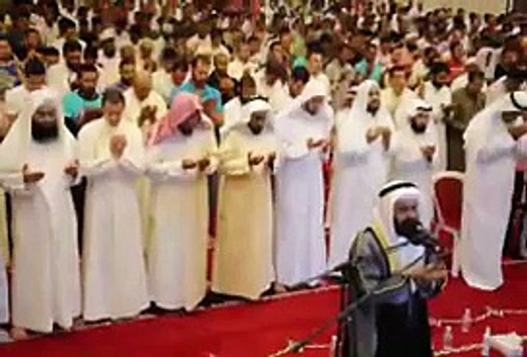 دعاء الشيخ مشاري العفاسي للشهداء مسجد الإمام الصادق عليه السلام