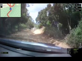WRC rally cerdeña 2015 camara interior Especial 20 - 22. Olmedo - Monte Baranta