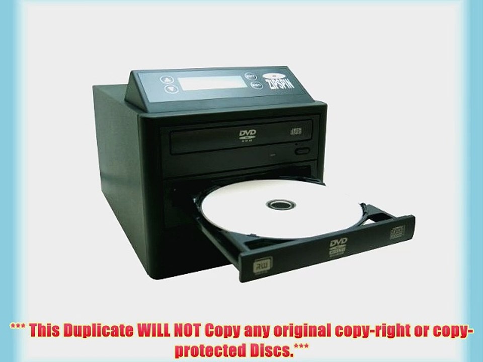 ZIPSPIN D121L DVD/CD Duplicator video Dailymotion
