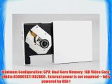 Blu-Ray Player Laptop External USB DVD RW Burner Drive White