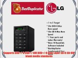 Bestduplicator BD-LG-5T 5 Target 24x SATA DVD Duplicator with Built-In LG Burner (1 to 5)