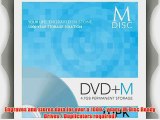 M-DISC 4.7GB DVD R Permanent Data Archival/Backup Blank Disc Media - 10-Pack