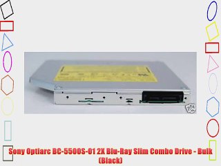 Sony Optiarc BC-5500S-01 2X Blu-Ray Slim Combo Drive - Bulk (Black)