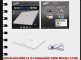 Samsung SE-506CB/RSWD 6X Portable Blu-ray BDXL DVD CD External Burner Writer Drive in Retail